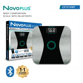 NOVOPLUS BOBY COMPOSITION SCALE WITH BLUETOOTH CF372BT (RSP : RM169)