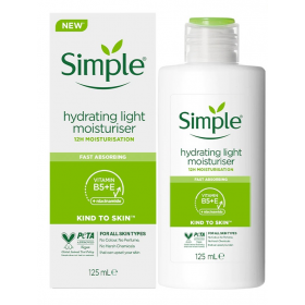 SIMPLE KIND TO SKIN HYDRATING LIGHT MOISTURIZER 125ML (RSP : RM26.10)