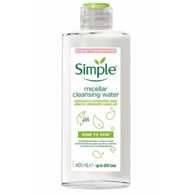 Simple Micellar Cleansing Water 400ml (RSP:RM38.30)