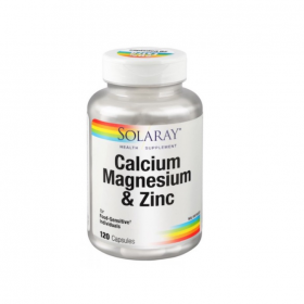 Solaray Calcium Magnesium & Zinc Capsule 120s (RSP: RM82.50)