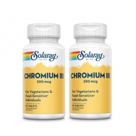 SOLARAY CHROMIUM III 200MCG 2X50S [EXPIRY DATE : 03/2025] (RSP : RM106.80)