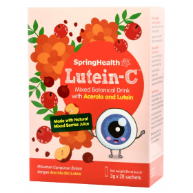 SPRINGHEALTH  LUTEIN-C MIXED BOTANICAL DRINK WITH ACEROLA & LUTEIN SACHET 3GX20S (RSP : RM55)