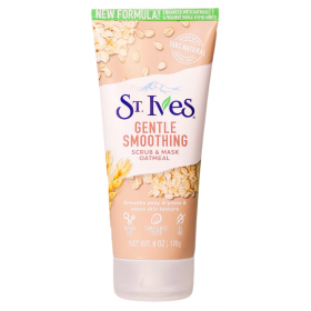 ST. IVES GENTLE SMOOTHING OATMEAL SCRUB & MASK 170G (RSP : RM32.50)