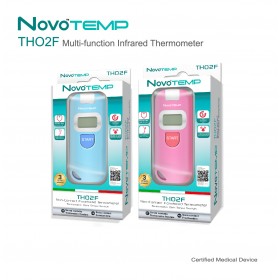 NOVOTEMP NON-CONTACT FOREHEAD THERMOMETER TH02F (RANDOM COLOUR) (RSP: RM169)