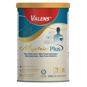VALENS MYOTEIN PLUS WHEY PROTEIN ISOLATE 300G (RSP : RM119.00)