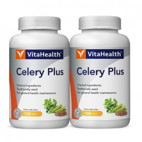 VitaHealth Celery Plus Tablets 2x130s (RSP: RM136.30)