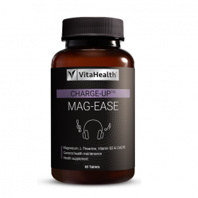 VITAHEALTH CHARGE-UP MAG-EASE TABLETS 60S (RSP : RM108.90)