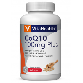 VITAHEALTH COQ10 100MG PLUS 60S (RSP : RM188)