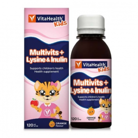 VitaHealth Kids Multivits + Lysine & Inulin 120ml (RSP: RM53.90)