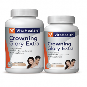 VitaHealth Crowning Glory Extra Softgels 90+30s (RSP: RM199)