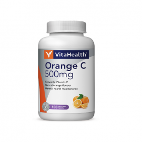 VitaHealth Orange C 500mg Chewable Tablets 100s (RSP: RM61.50)