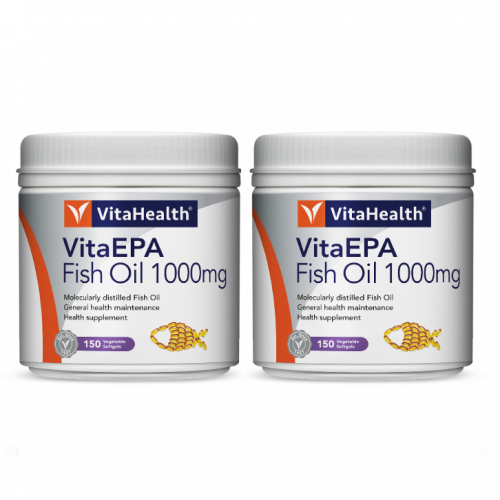VitaHealth VitaEpa Fish Oil 1000mg Vegetable Softgels 150s (RSP:RM89.90)