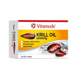 VITAMODE SUPERBA KRILL OIL 1000MG SOFTGELS 3X10S (RSP : RM127)