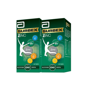 Abbott Surbex Zinc 2x60s (RSP: RM144.60)