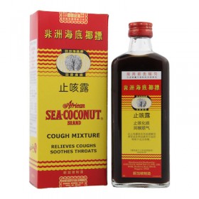 African Sea-Coconut Brand Cough Mixture 177ml (RSP: RM10.85)
