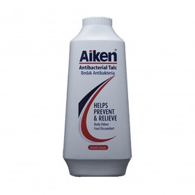 Aiken Naturally Antibacterial Talc 300g (RSP: RM12.40)
