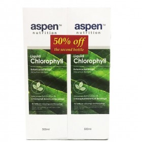 Aspen Liquid Chlorophyll 2x500ml (RSP: RM53.75)