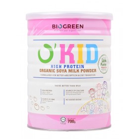 Biogreen O'Kid High Protein Soya Milk 700g (RSP: RM54.80)