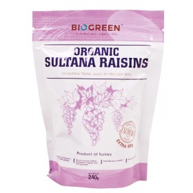 Biogreen Organic Sultana Raisins 240g (RSP: RM11.80)