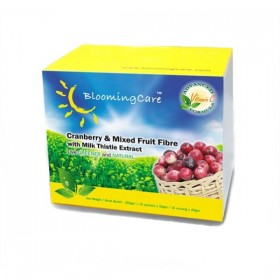 Blooming Care Cranberry & Mixed Fruit Fibre With Mlik Thistle Extract Sachets 20g x 15s (RSP: RM80)