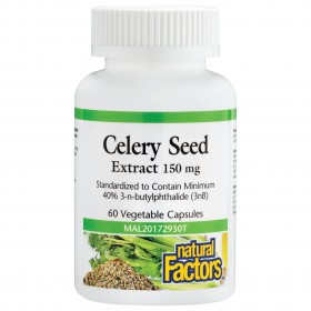Natural Factors Celery Seed Extract 150mg 60s (RSP: RM129)