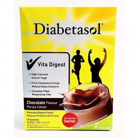 Diabetasol Milk (Chocolate) 60g x 10s (RSP: RM65.90)