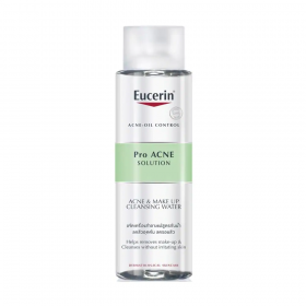 Eucerin Pro ACNE Solution Acne & Make-Up Cleansing Water 400ml (RSP: RM90)
