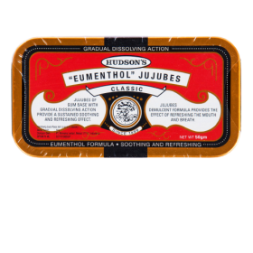 Hudson's Eumenthol Jujubes 50g (Classic) (RSP: RM10.98)
