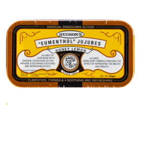 Hudson's Eumenthol Jujubes 50g (Honey Lemon) (RSP: RM10.98)