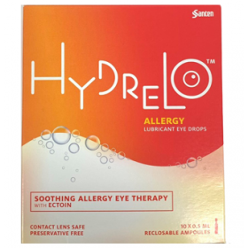 Hydrelo Allergy Eye Drops 0.5ml x 10s (RSP: RM25.20)