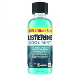 Listerine Cool Mint Mouthwash 100ml (RSP: RM5.05)