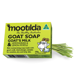 Mootilda Goat Soap 100g (Lemon Grass & Lemon Myrtle) (RSP: RM15.90)