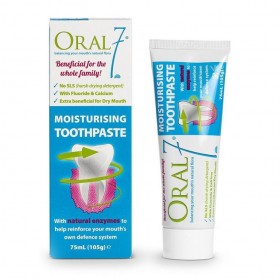 Oral 7 Moisturising Toothpaste 75ml (RSP: RM52.90)