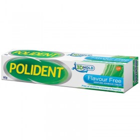 Polident Denture Adhesive Cream (Flavour Free) 60g (RSP: RM25)