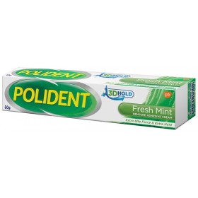 Polident Denture Adhesive Cream (Fresh Mint) 60g (RSP: RM25)