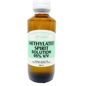 Polylab Methylated Spirit Solution 95% v/v 100ml (RSP: RM7.50)