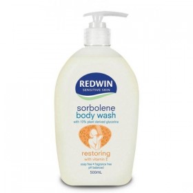 Redwin Sensitive Skin Sorbolene Body Wash with Vitamin E 500ml (RSP: RM25)