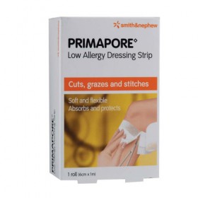 Smith & Nephew Primapore Low Allergy Dressing Strip (6cm x 1m) (RSP: RM10.40)