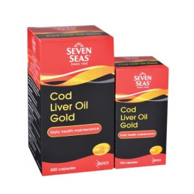 Seven Seas Cod Liver Oil Gold 500s+100s (RSP: RM95.9)