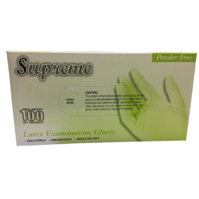 Supreme Powder-Free Latex Gloves (L) 100s (RSP : RM38)