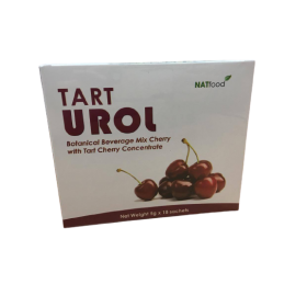 Natfood Tart Urol Botanical Beverage Mix Cherry 5g x 18 Sachets (RSP: RM89.80)